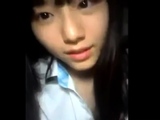 Attractive Korean girl's amateur self video