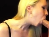Hot webcam blonde smoking blowjob
