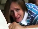 Mom's first time crying Anal