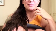 Leann amateur beautiful brunette with big boobs