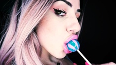 Goddess Fiona – Lollipop Lipstick Fetish