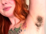 Redhead Nerdy Teen With hairy pussy Masturbating