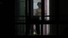 Window Voyeur: Chinese Neighbor Tits