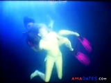 Deep UnderWater BlowJob!