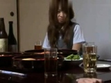 Japanese teen in school uniform shoved in her hairy quim