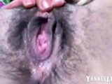 WET AND HAIRY PUSSY